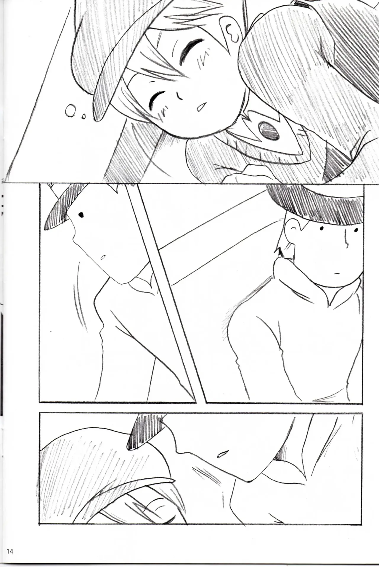 Dear Professor - Professor Layton dj page 14 featuring luke triton professor layton parody - males only yaoi hentai manga - read online free