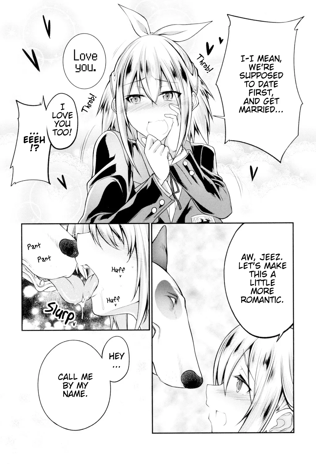 Juukan Koimonogatari | Bestiality Love Stories page 175 - kissing big breasts hentai manga - read online free