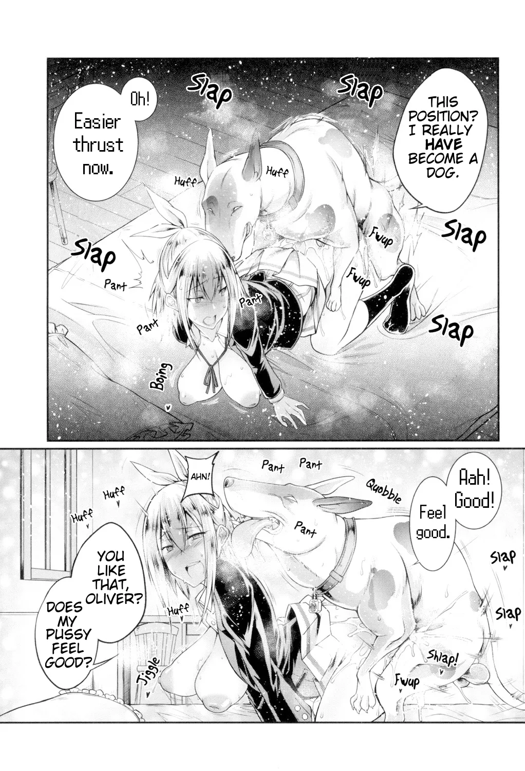 Juukan Koimonogatari | Bestiality Love Stories page 186 - nakadashi big penis hentai manga - read online free