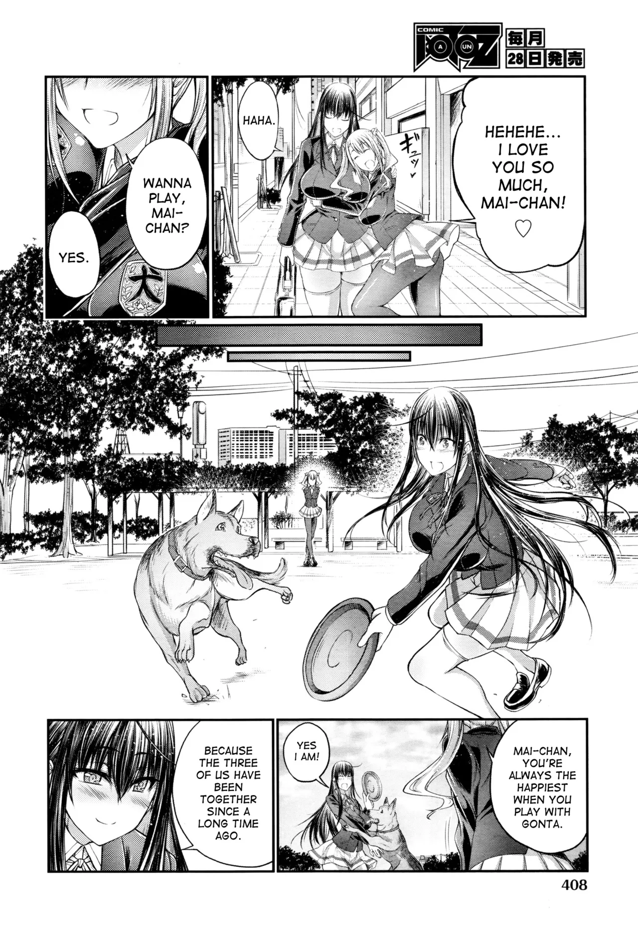 Juukan Koimonogatari | Bestiality Love Stories page 31 - kissing big breasts hentai manga - read online free