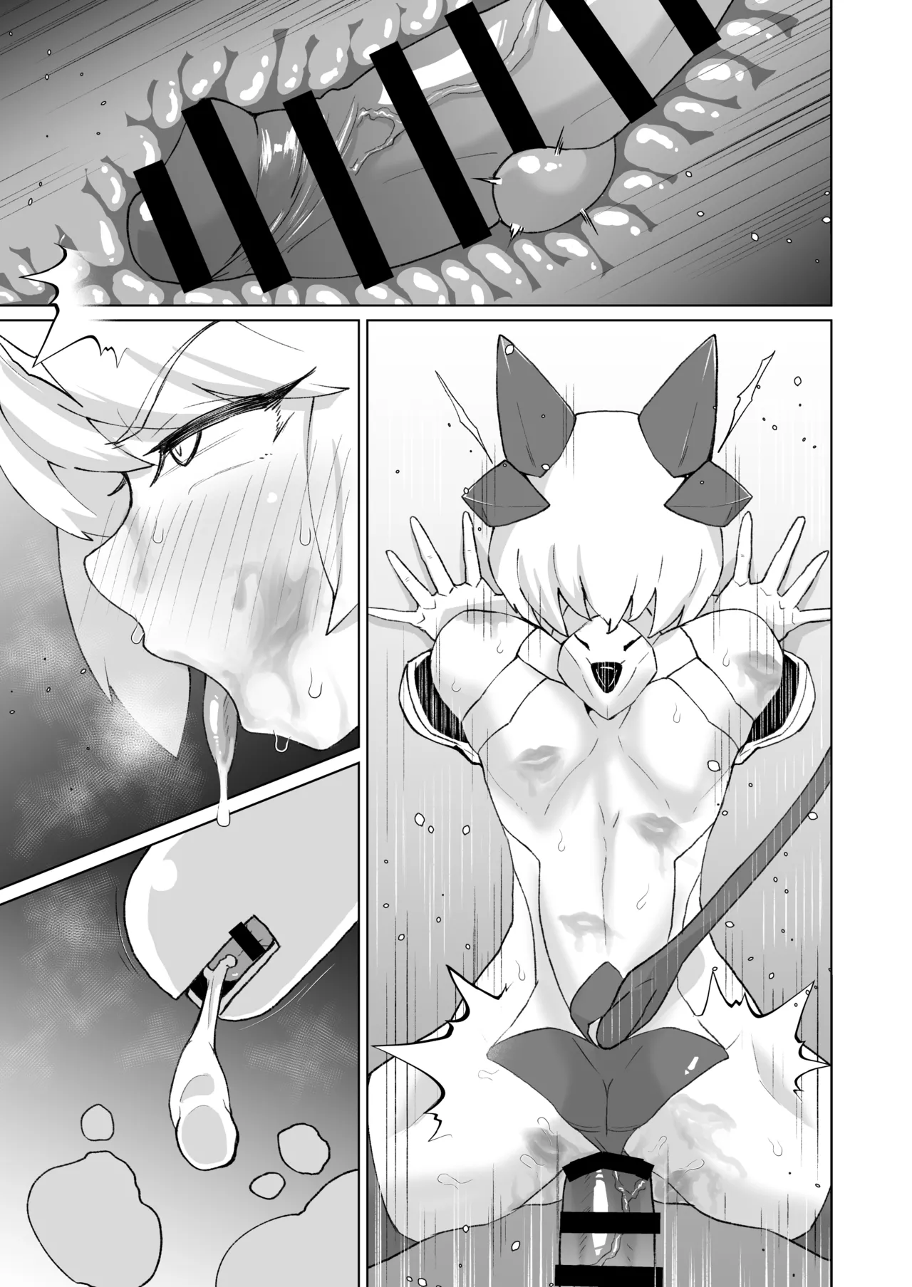 ふたなりサキュバスvs男の娘対魔忍!!② page 9 original parody - anal demon girl hentai manga - read online free