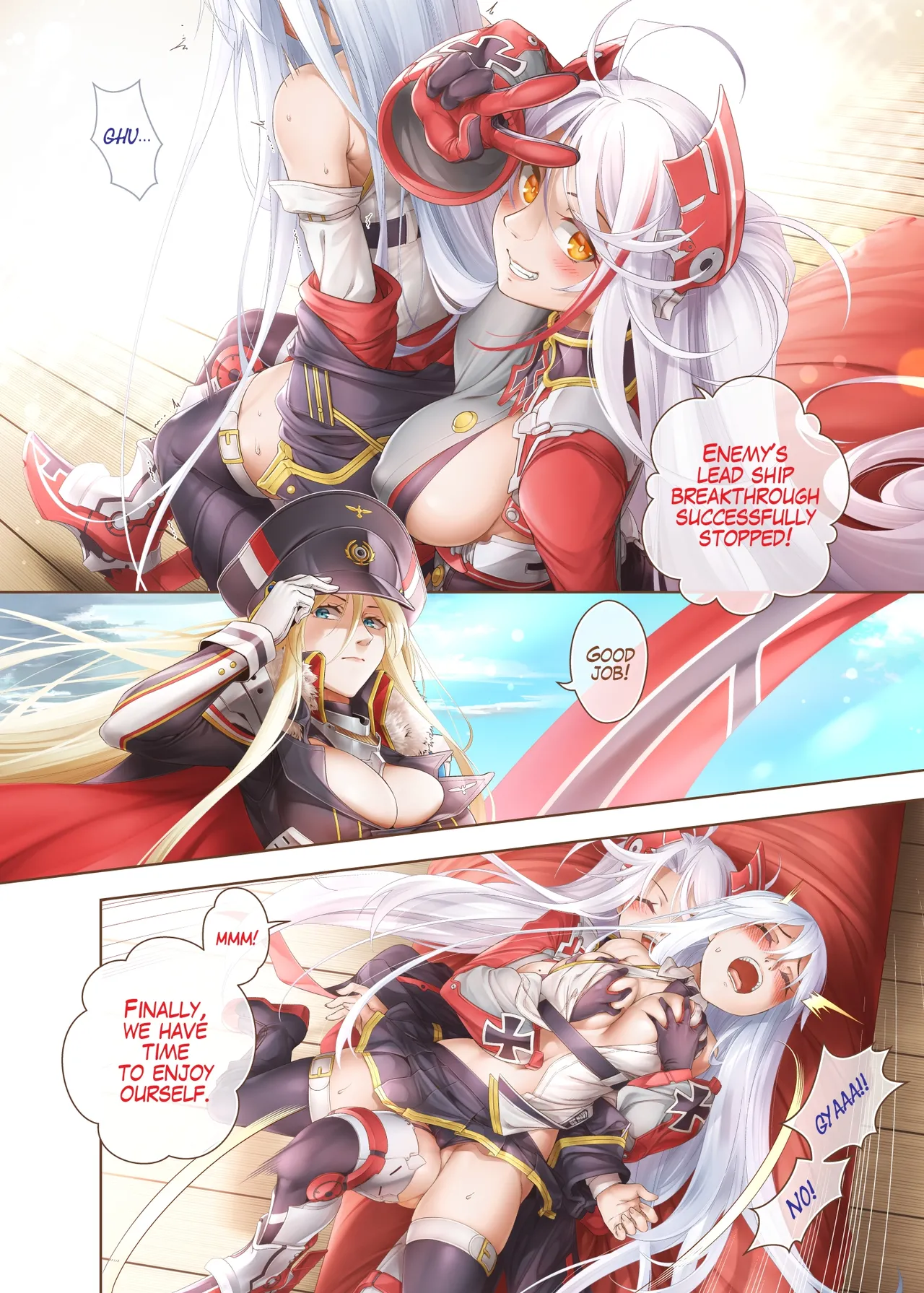 Azur Ring - Iron Blood Match! page 22 featuring enterprise azur lane parody - yuri bondage hentai manga - read online free