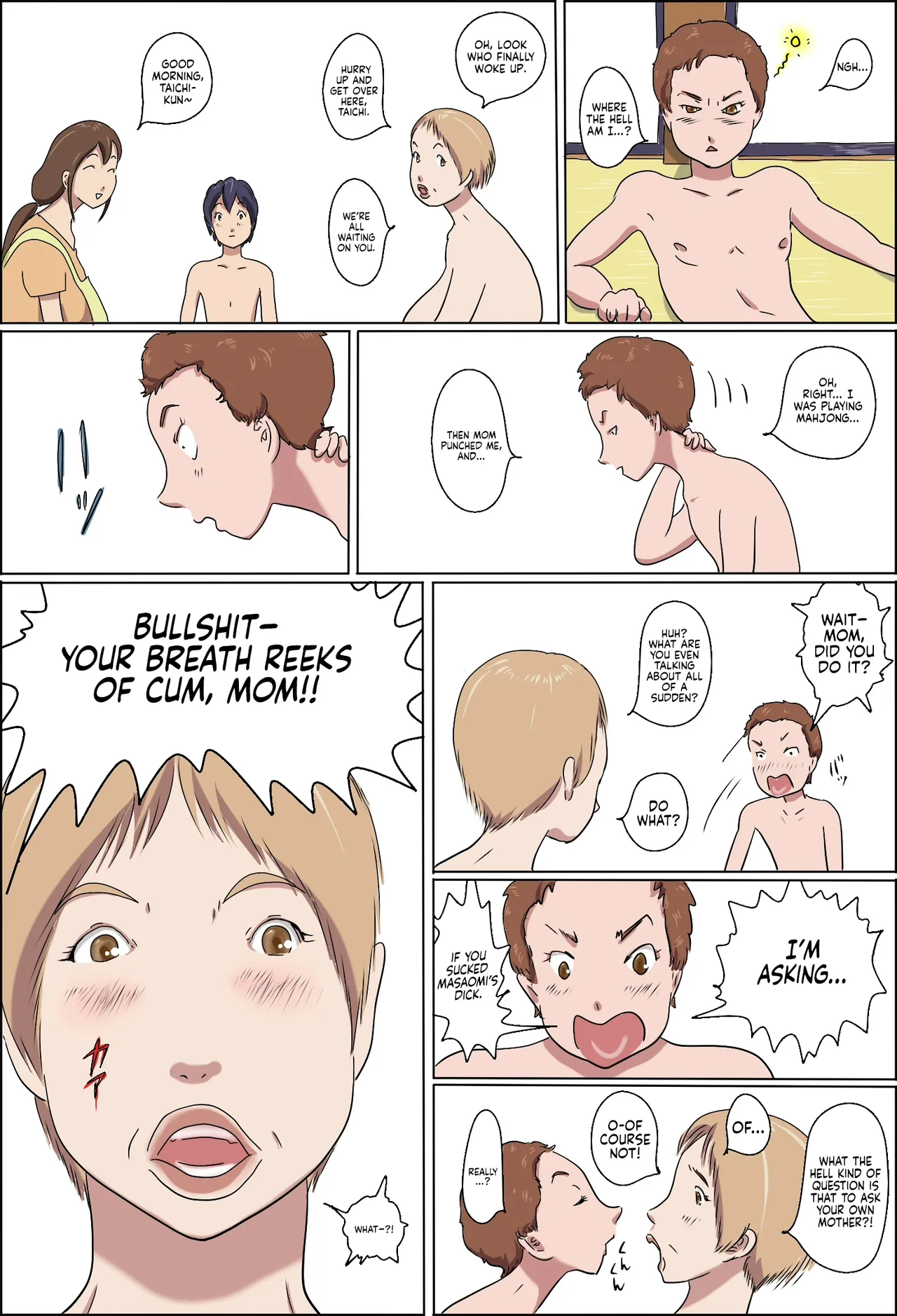 Kazoku Taikou Mahjan Taikai | Mahjong Showdown page 18 original parody - milf big breasts hentai manga - read online free