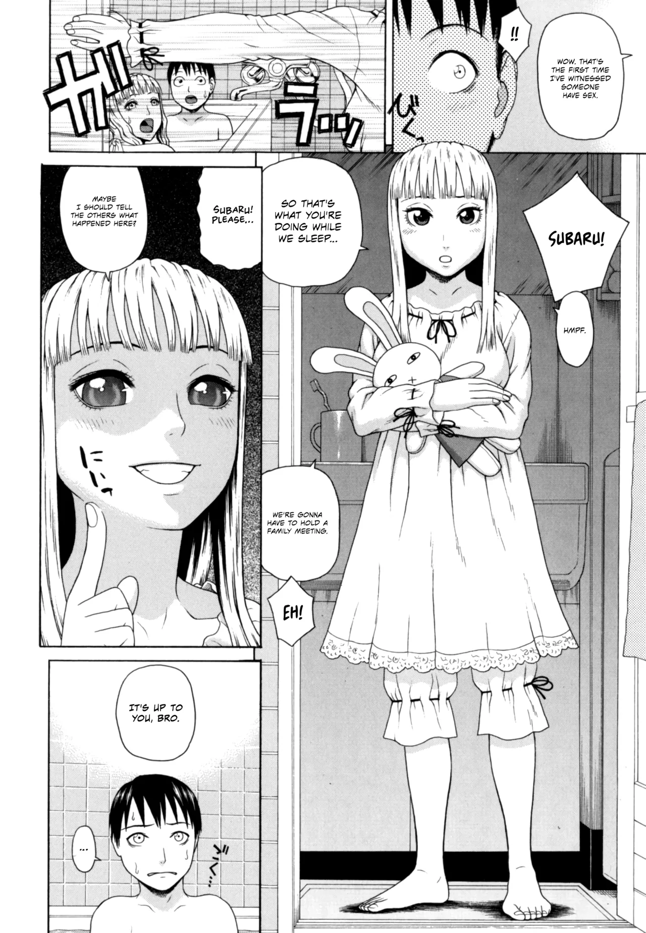 Kazoku Tanran | Family Debaucheries page 52 - sole male nakadashi hentai manga - read online free