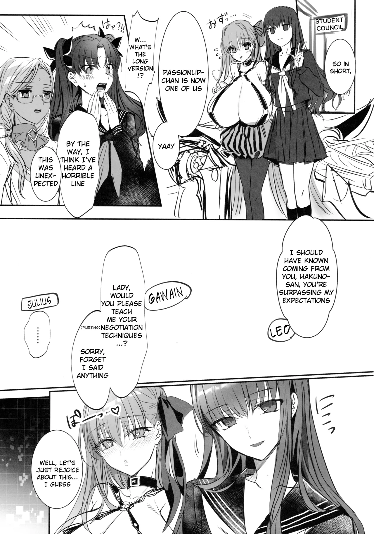 Hakuno wa Mujihi na Tsuki no Joou page 10 featuring passionlip fate extra parody - yuri females only hentai manga - read online free