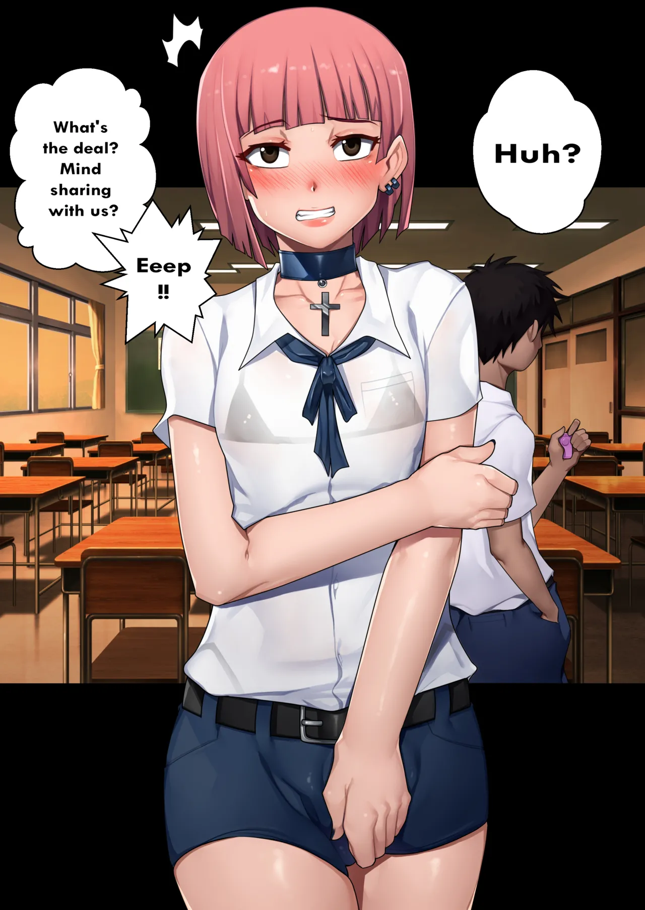 My bitch friend 6 page 73 original parody - nakadashi mosaic censorship hentai manga - read online free