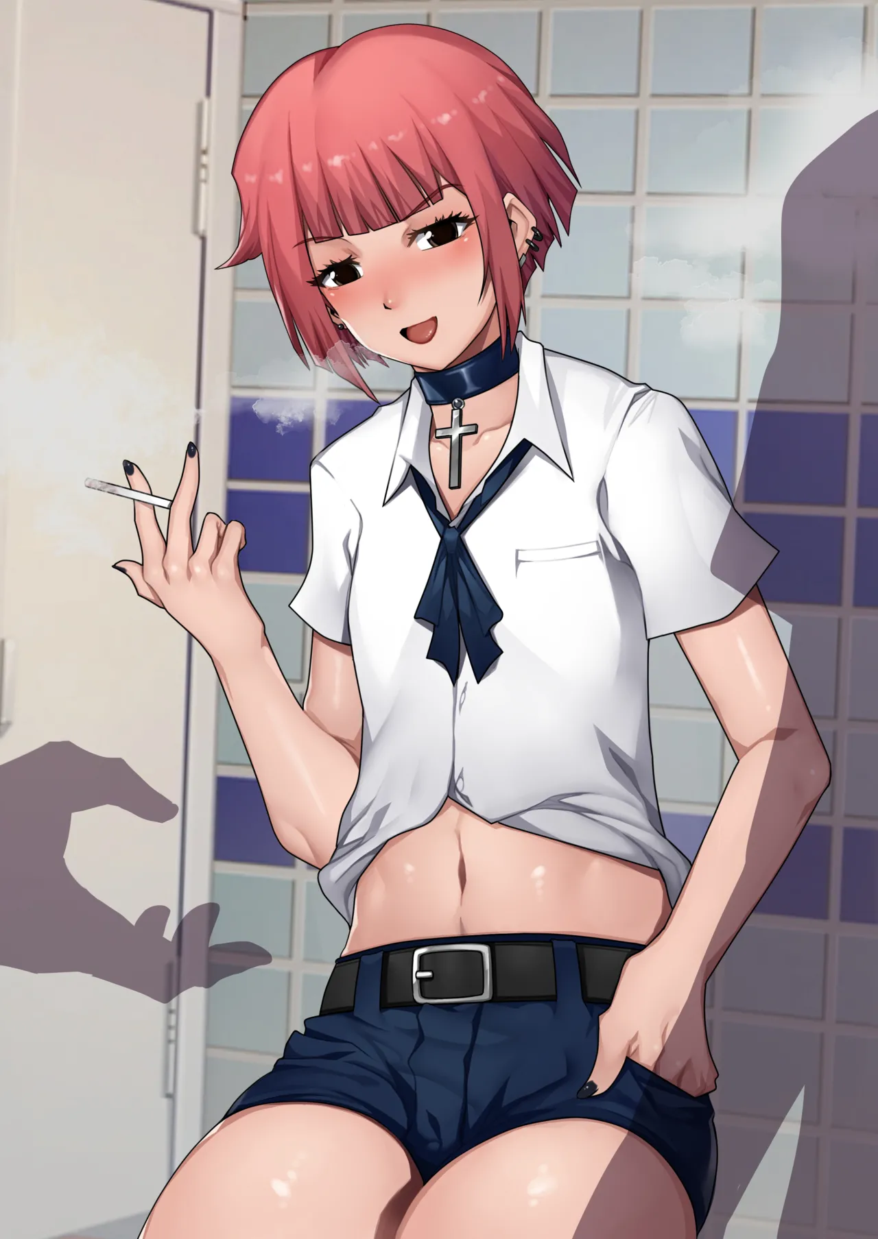 My bitch friend 6 page 93 original parody - mosaic censorship stockings hentai manga - read online free