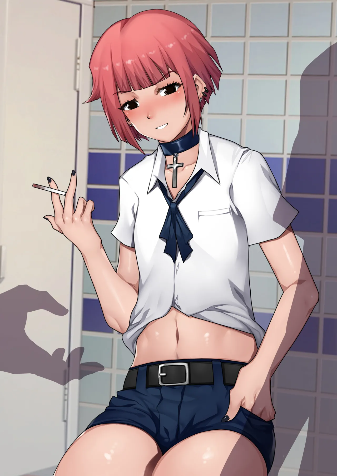 My bitch friend 6 page 94 original parody - mosaic censorship stockings hentai manga - read online free