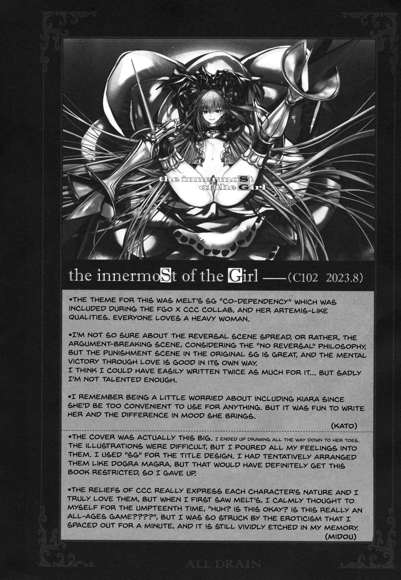 Meltryllis Soushuuhen "ALL DRAIN" page 192 featuring meltryllis fate grand order parody - no penetration soushuuhen hentai manga - read online free