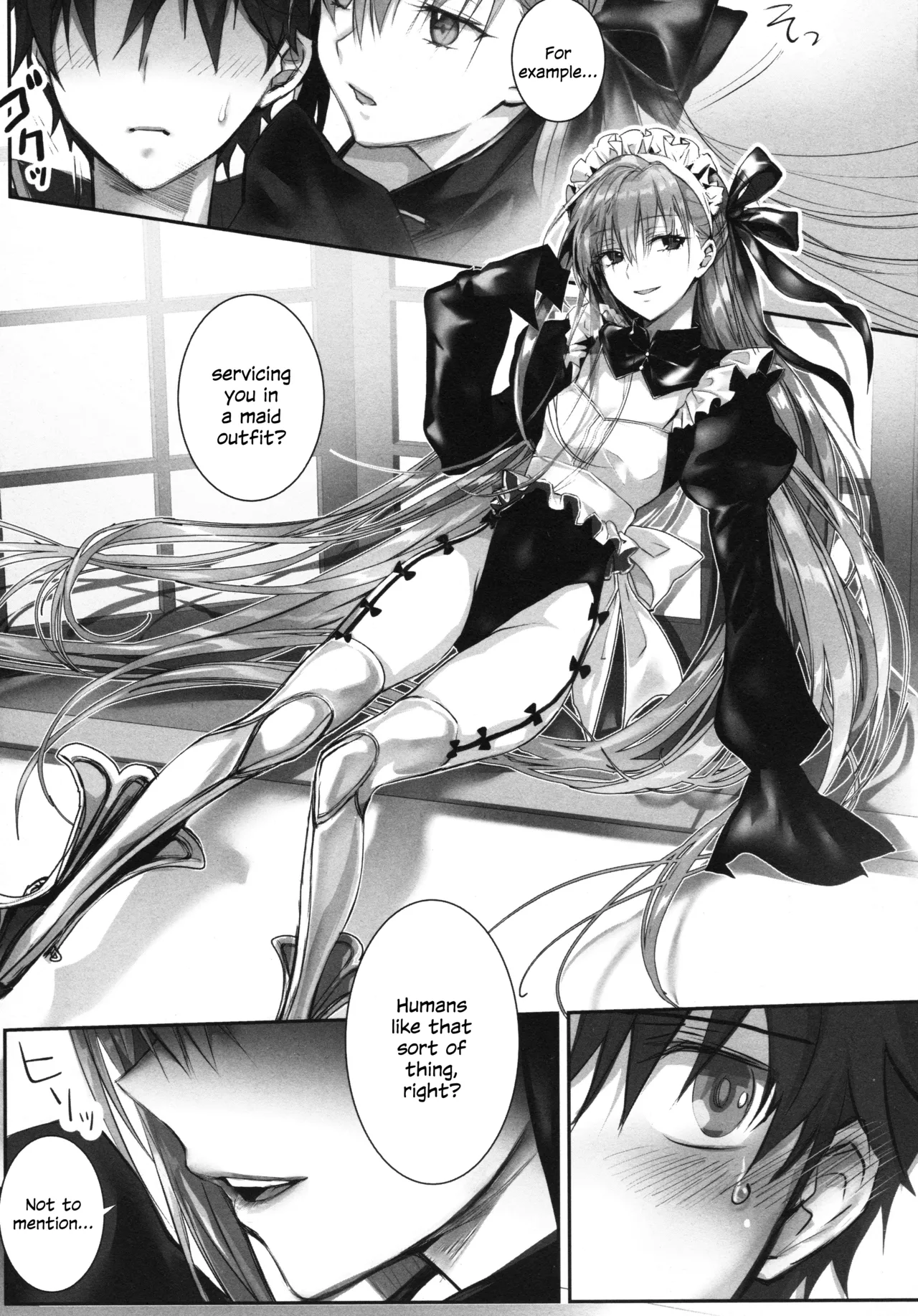 Meltryllis Soushuuhen "ALL DRAIN" page 73 featuring meltryllis fate grand order parody - no penetration soushuuhen hentai manga - read online free