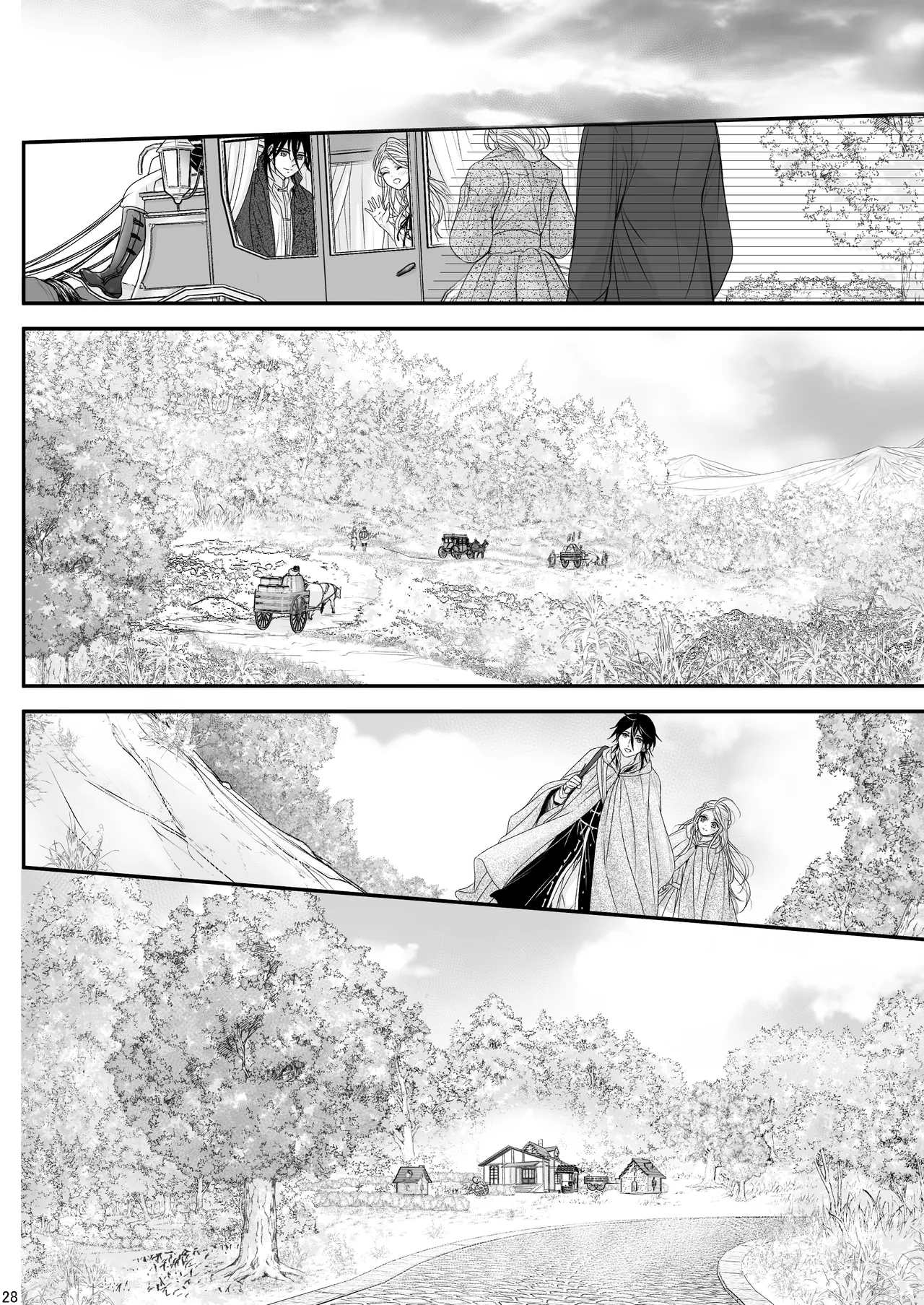 [asanohi] At the end of the day ~ omukae kon ~ | At the end of the day ~等婚~ [Chinese] [莉赛特汉化组] page 28 original parody - cunnilingus sole female hentai manga - read online free