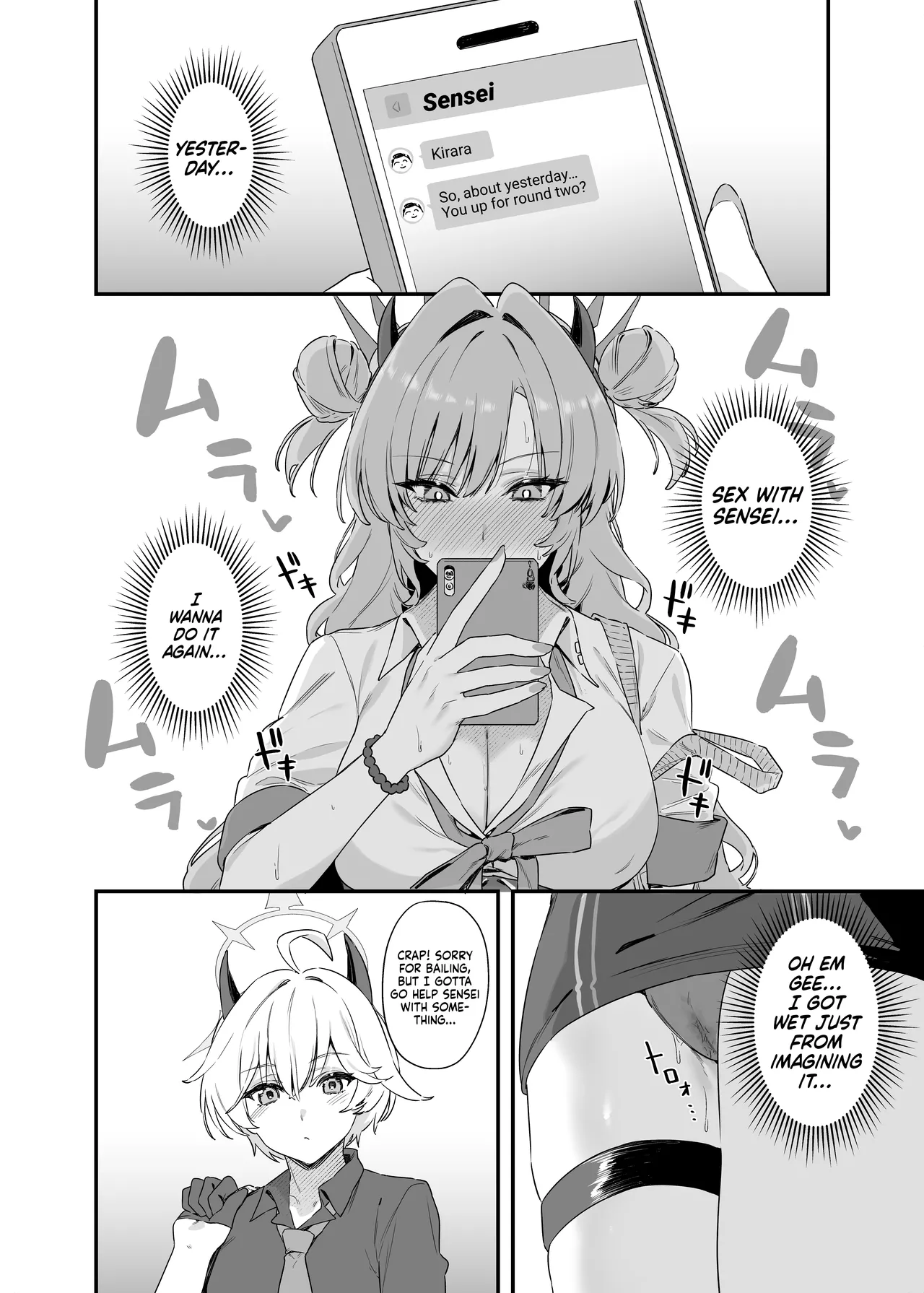 Yozakura ni Ochite ー Falling for Kirara page 11 featuring sensei blue archive parody - sole female sole male hentai manga - read online free