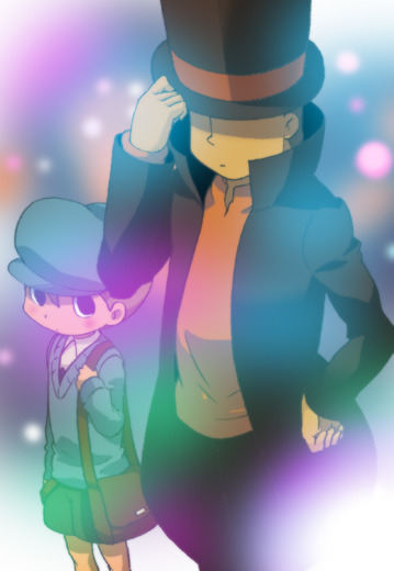 Professor Layton set page 28 featuring luke triton professor layton parody - males only yaoi hentai manga - read online free