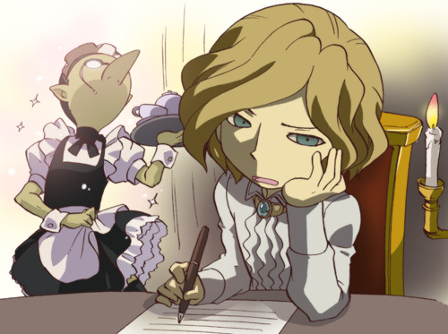 Professor Layton set page 44 featuring clive dove professor layton parody - yaoi males only hentai manga - read online free