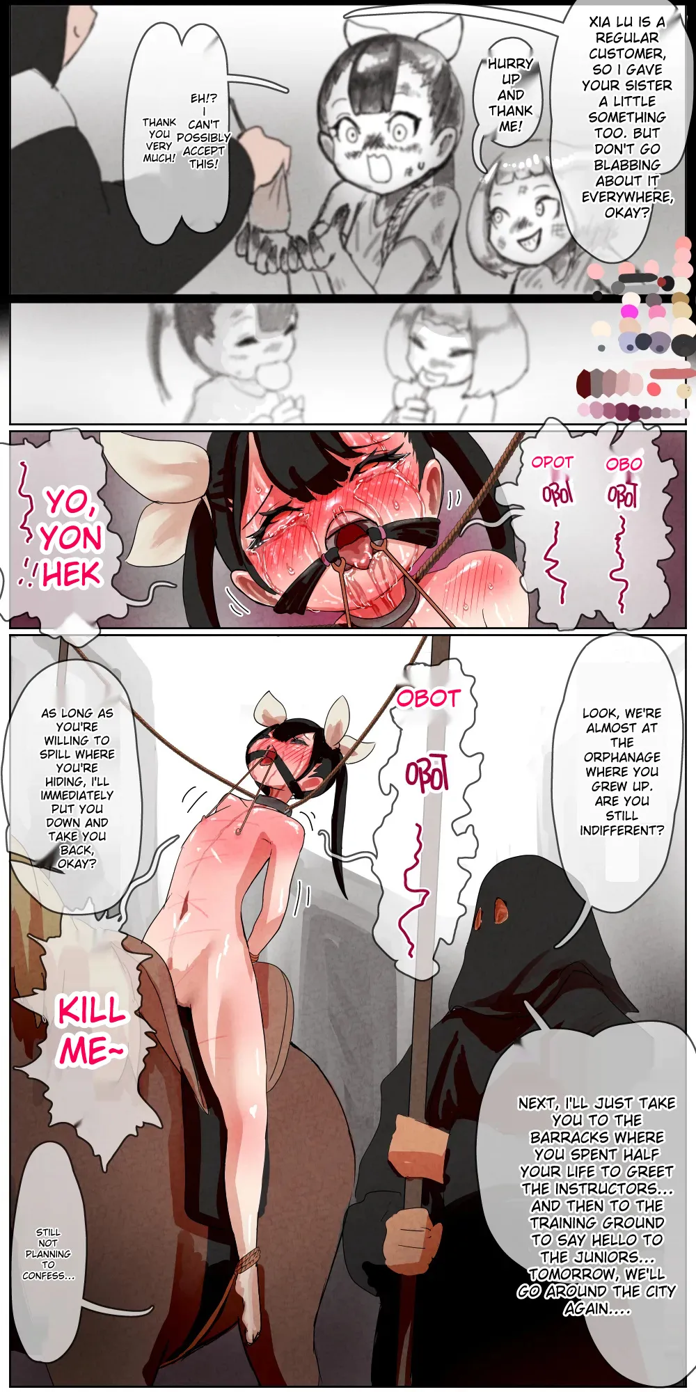 Haiboku Kenshi ~ The story of a woman who was defeated by a samurai Kenshi page 137 original parody - futanari bondage hentai manga - read online free