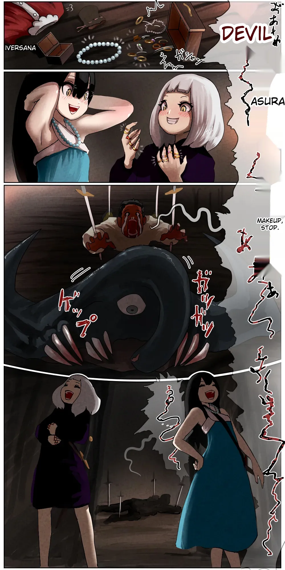 Haiboku Kenshi ~ The story of a woman who was defeated by a samurai Kenshi page 170 original parody - futanari bondage hentai manga - read online free