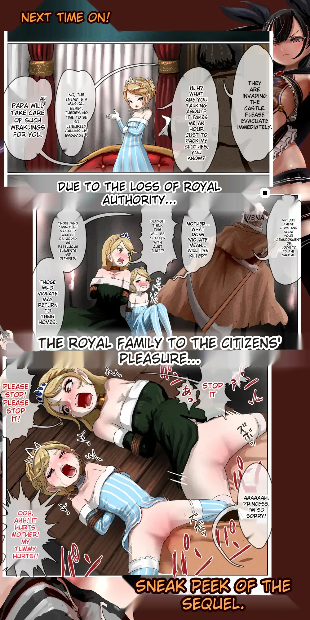 Haiboku Kenshi ~ The story of a woman who was defeated by a samurai Kenshi page 180 original parody - mosaic censorship rough translation hentai manga - read online free