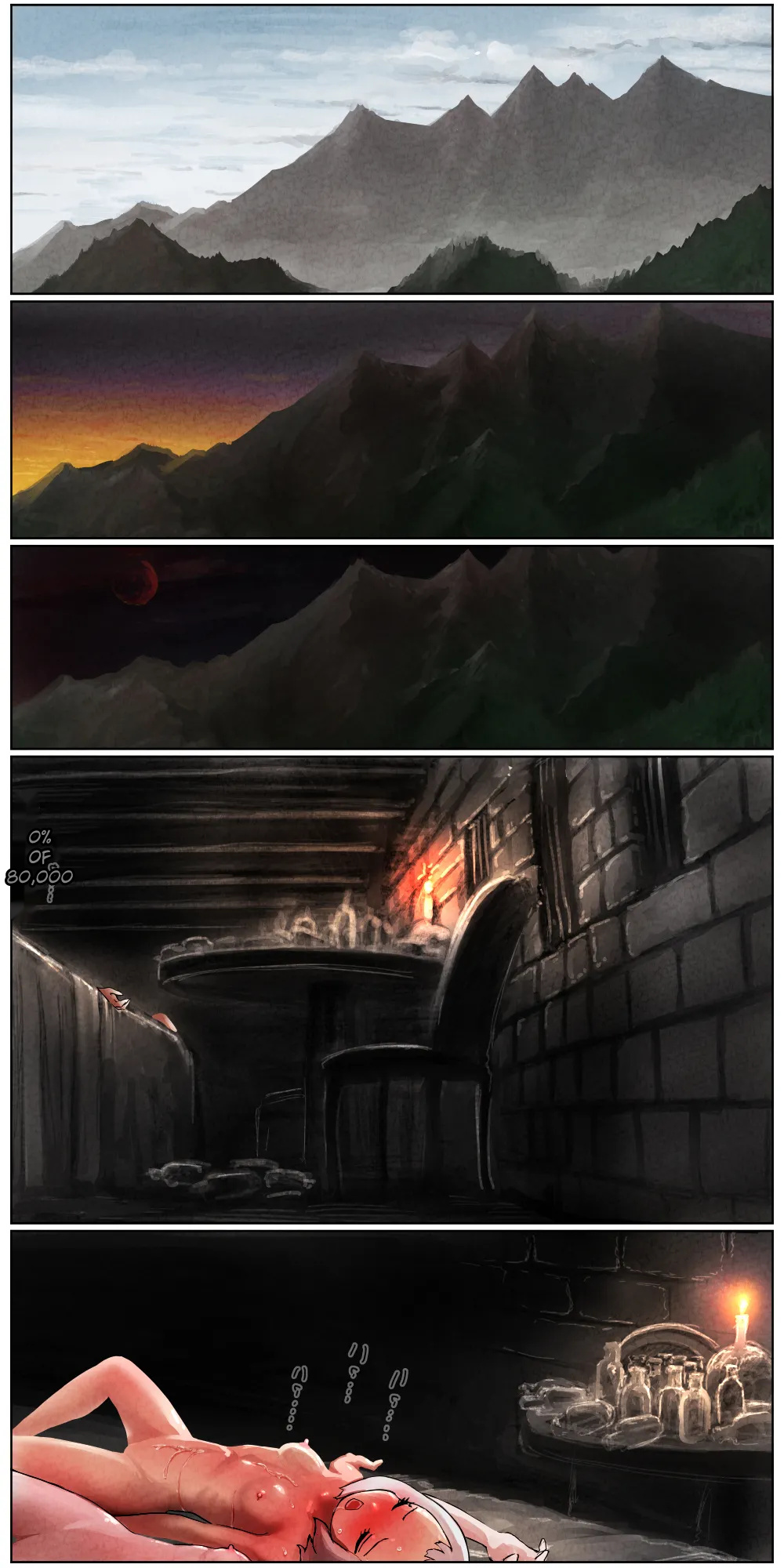 Haiboku Kenshi ~ The story of a woman who was defeated by a samurai Kenshi page 53 - rough translation hentai manga - read online free