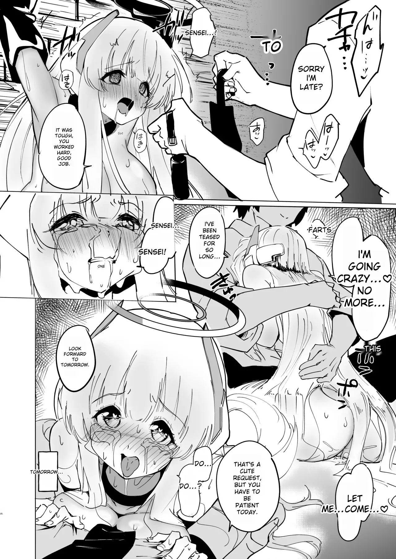 Kono Chokyo wa Renshu... Desu yo ne? | This training is practice...right? page 28 featuring noa ushio blue archive parody - bdsm big breasts hentai manga - read online free