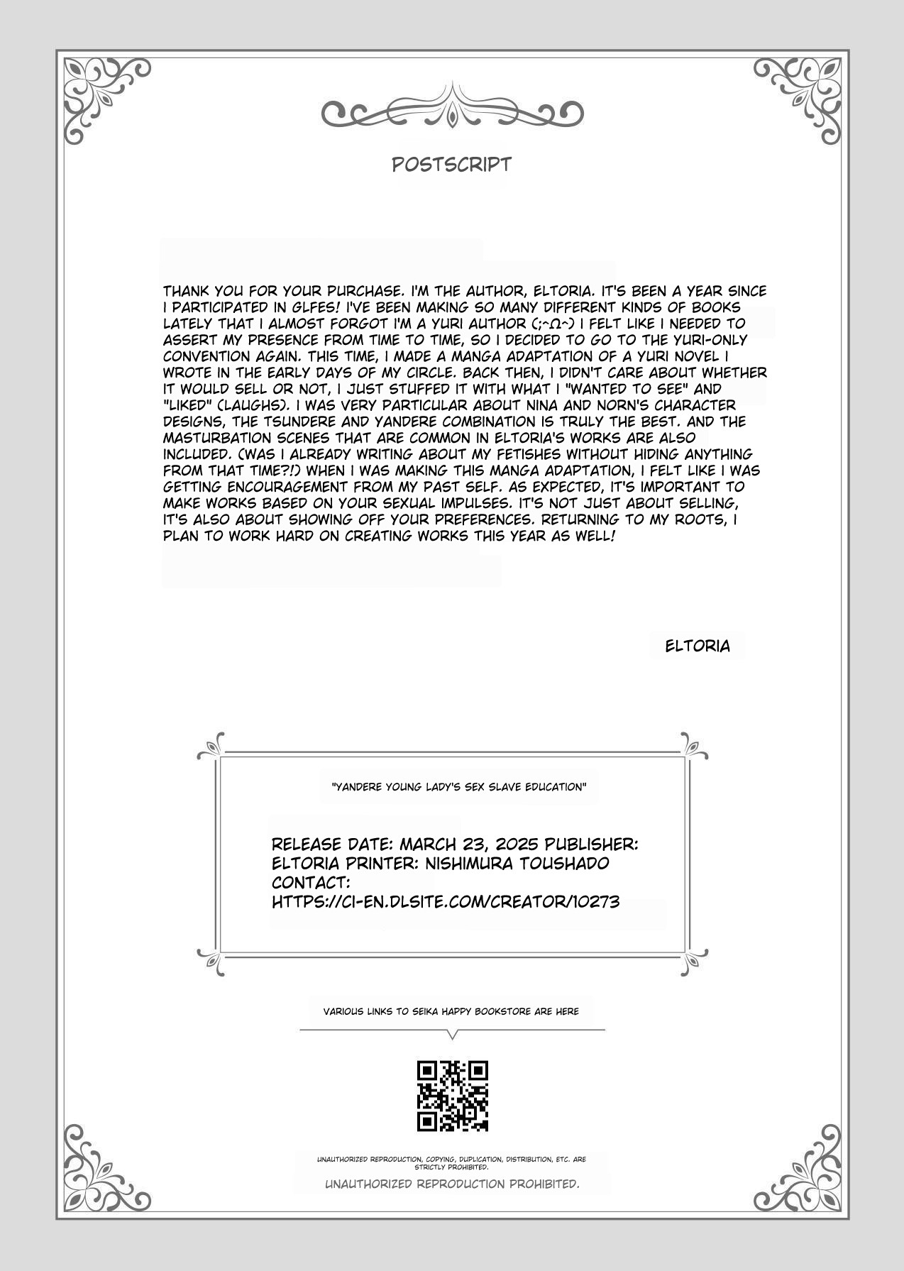 [Seika Kairaku Bookstore (Takeshisu)] Yandere Ojou-sama no Seidorei Kyouiku ~Meimon Kizoku no Ojou-sama ga Kaitorareta Saki wa Osananajimi no Ie deshita~ | Yandere young lady's sexual slave education ~ A young lady from a prestigious aristocratic family is bought and taken to her childhood friend's house~ [English] [MTL] page 44 original parody - rough translation yuri hentai manga - read online free