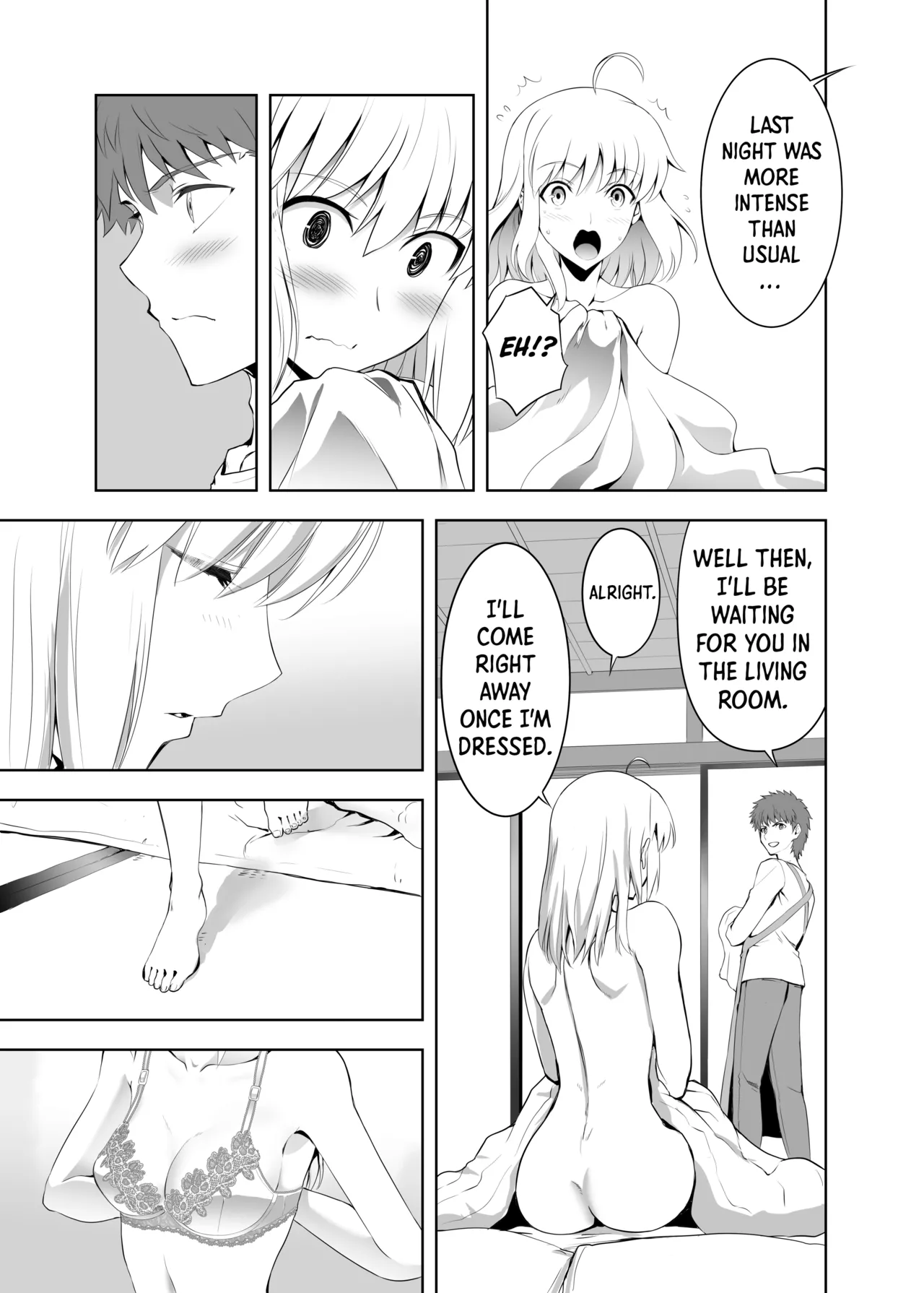 SABER COMPLEX 2 page 10 featuring saber fate stay night parody - sole female sole male hentai manga - read online free