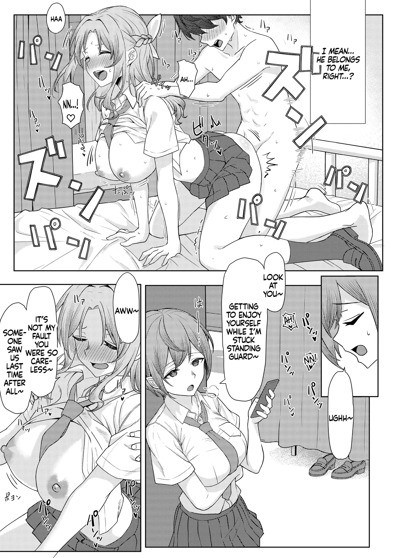 Boku no Koto wo Ijimete kuru Osananajimi no Tomodachi to Ura dewa Kossori Yarimakutteru Hon Zoku | My Childhood Friend Bullies Me, But I Fuck Her Friends Behind Her Back Sequel page 9 original parody - kissing big breasts hentai manga - read online free