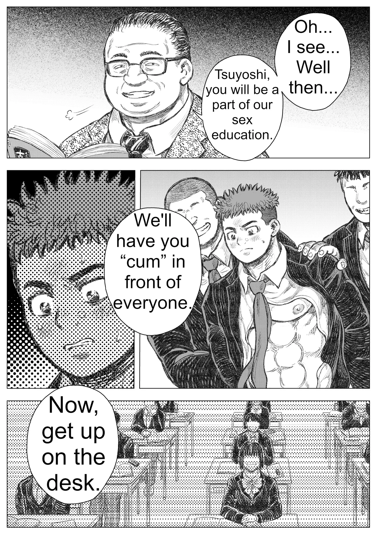 The devil will deliver you from hell. page 13 original parody - rough translation yaoi hentai manga - read online free