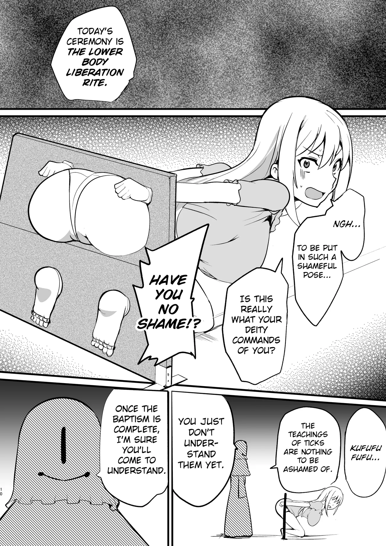 Masochist Crusader's Ultimate Tickling Hell page 11 featuring darkness kono subarashii sekai ni syukufuku o parody - big breasts no penetration hentai manga - read online free