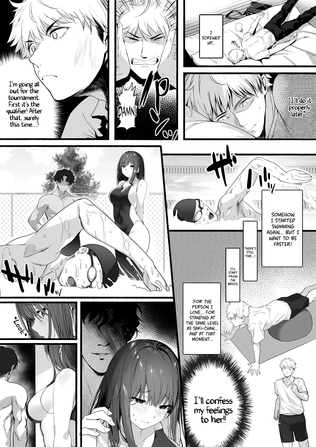 Suieibu no Seisokei Osananajimi ga DQN ni Moteasobareru Ichibushijuu | The Whole Story of My Neat Childhood Friend in the Swimming Club Being Toyed With by a Dumbass - Page 14