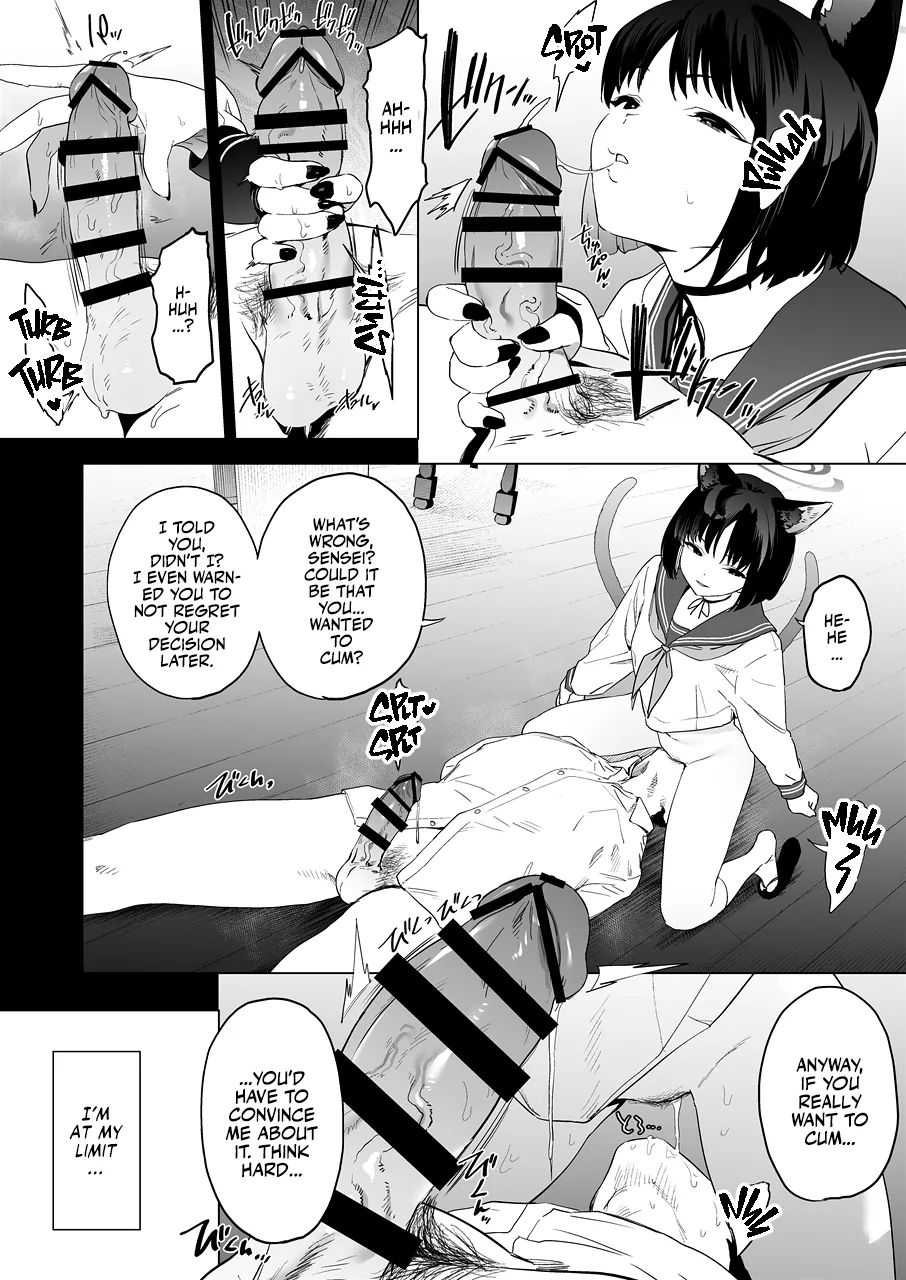 Kikyou no Numarase Shasei Kanrijutsu | Kikyou's WILD Sperm Technique page 13 featuring sensei blue archive parody - femdom bondage hentai manga - read online free