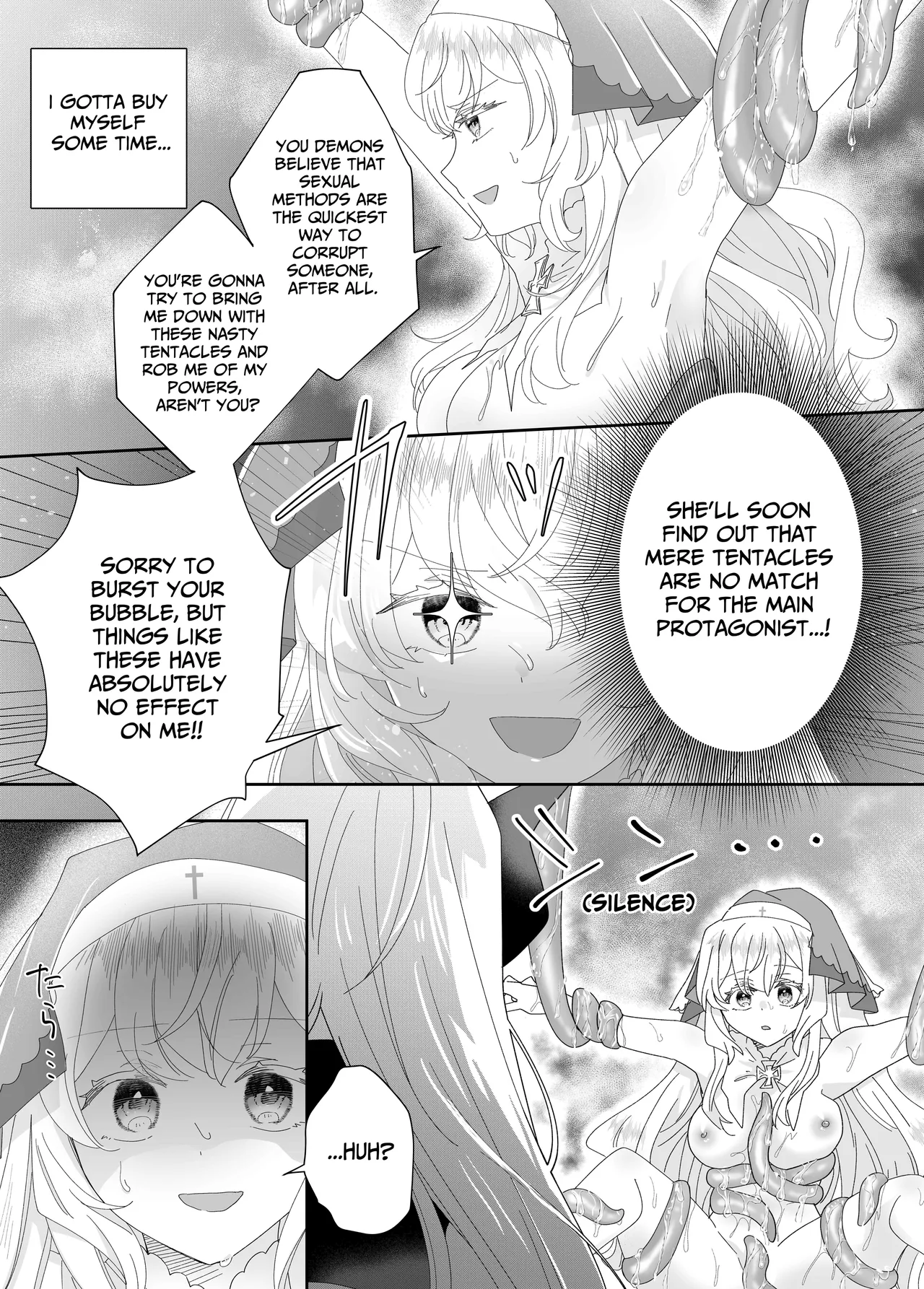 Tensei Cheat Seijo wa Les Inma ni Otosareru | Reincarnated Cheat Saintess Falls To A Lesbian Succubus page 16 original parody - squirting futanari hentai manga - read online free