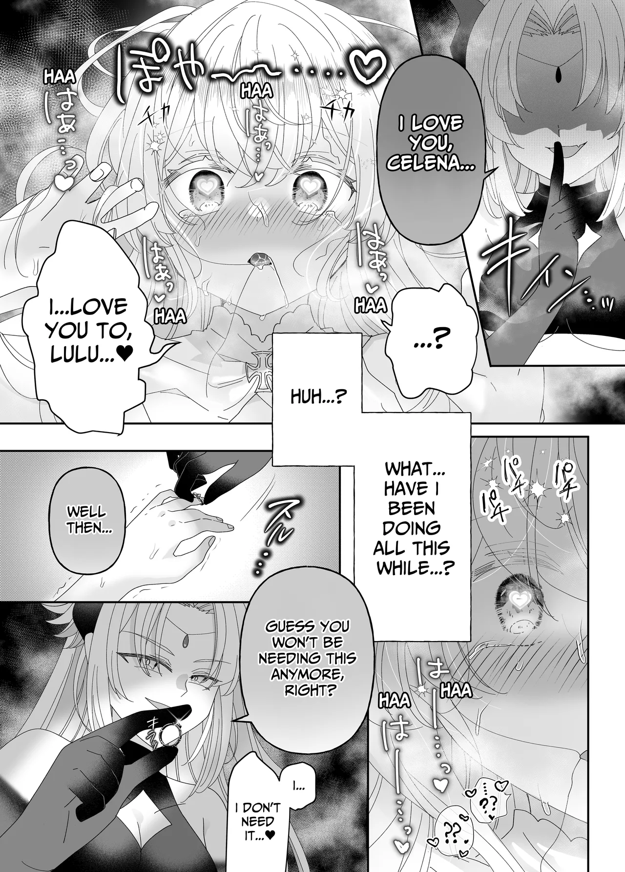 Tensei Cheat Seijo wa Les Inma ni Otosareru | Reincarnated Cheat Saintess Falls To A Lesbian Succubus page 49 original parody - squirting futanari hentai manga - read online free
