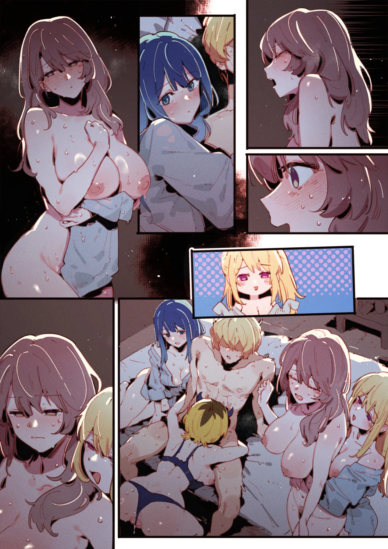 01-18_Akane &...😎🍆💢 & _Kana &...👒🍆💢 & Miyako page 89 featuring aqua hoshino oshi no ko parody - nakadashi full color hentai manga - read online free