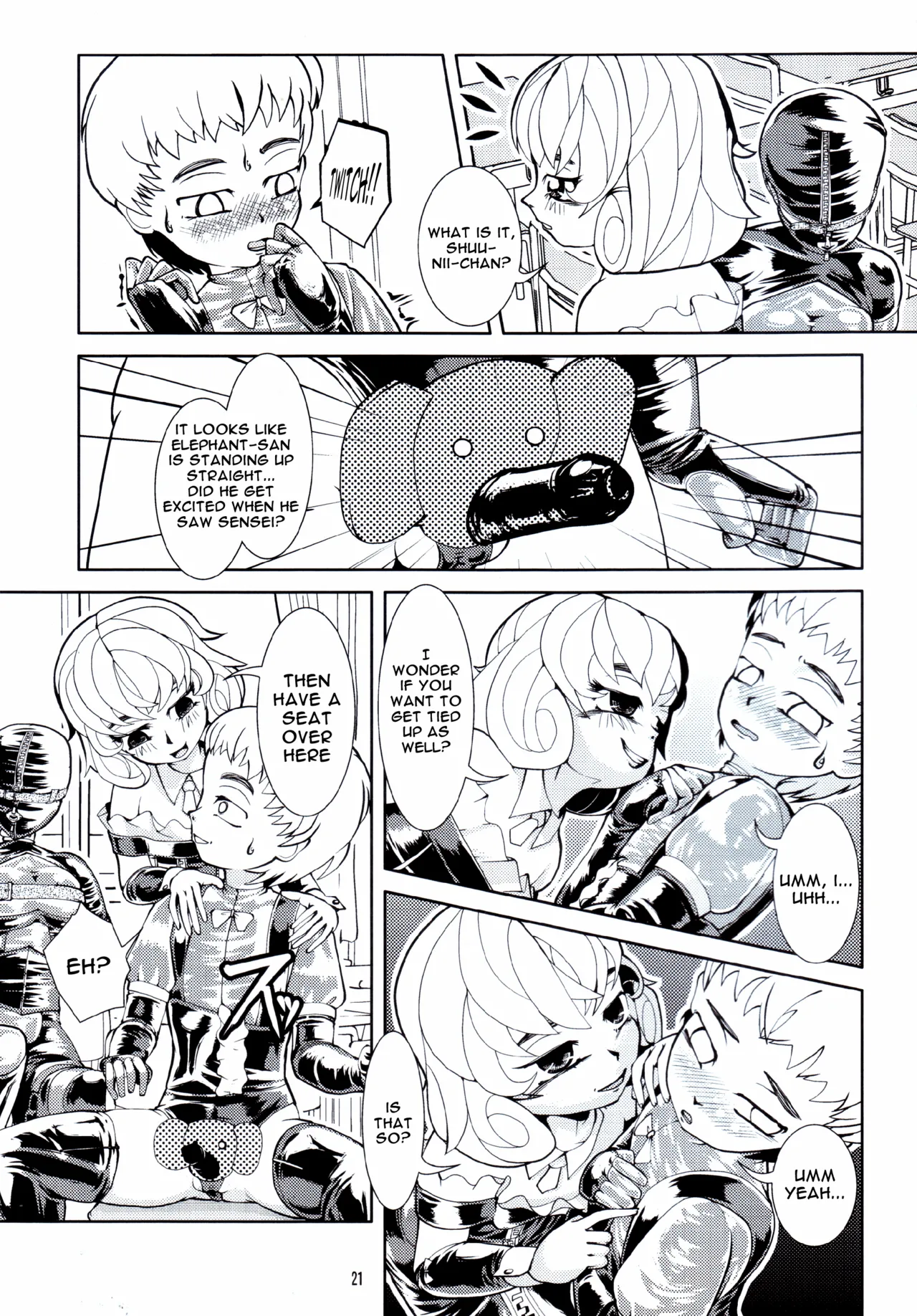Fetish Academy page 21 original parody - blindfold femdom hentai manga - read online free