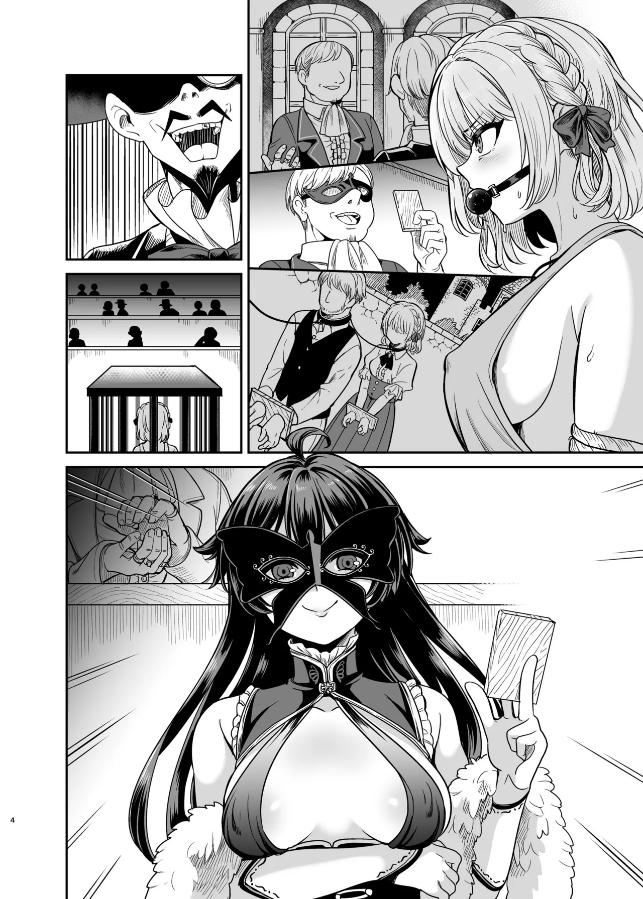 [Seika Kairaku Shoten (Takeshisu)] Yandere Ojou-sama no Seidorei Kyouiku ~Meimon Kizoku no Ojou-sama ga Kaitorareta Saki wa Osananajimi no Ie deshita~ page 49 original parody - mosaic censorship stockings hentai manga - read online free