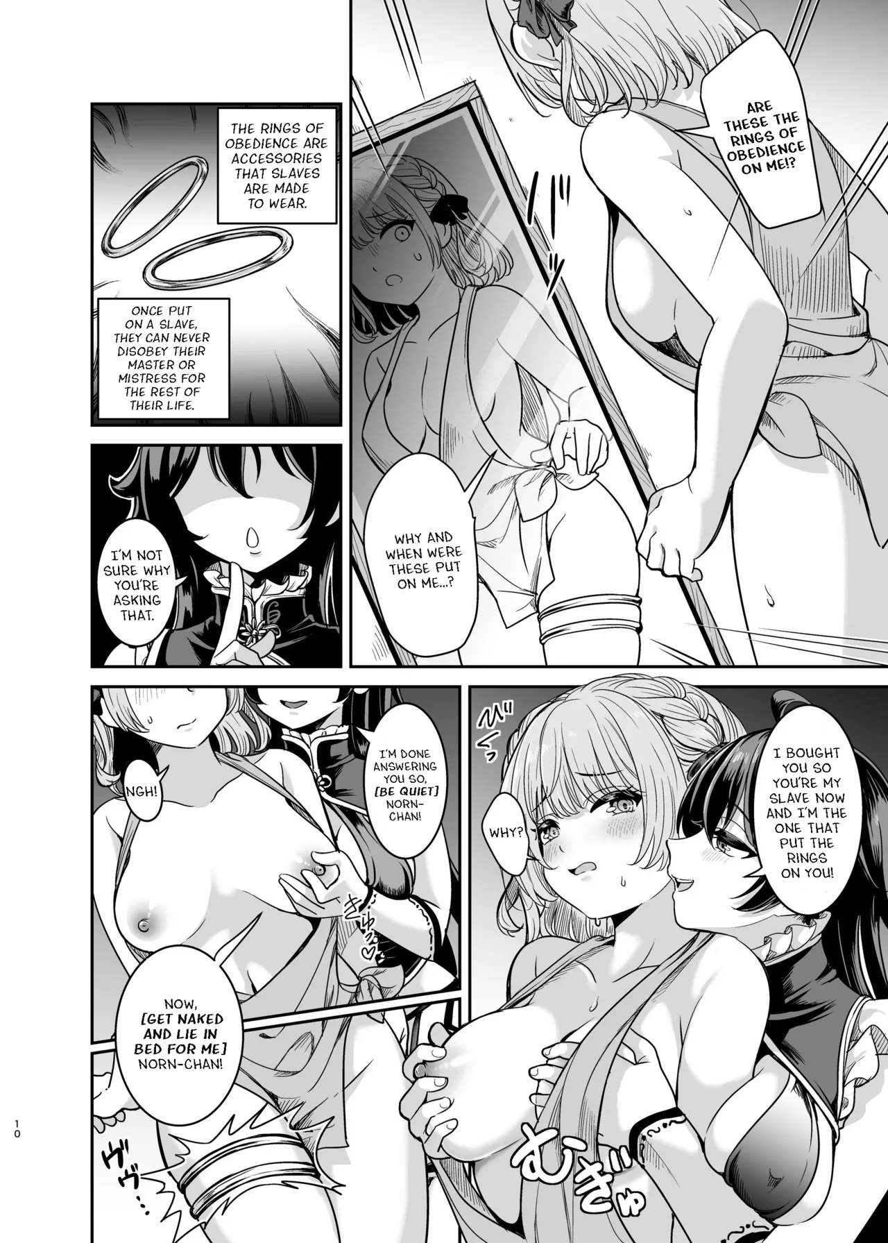 Yandere Mistress Sex Slave Education - Noble who Buys Childhood Friend - Page 9
