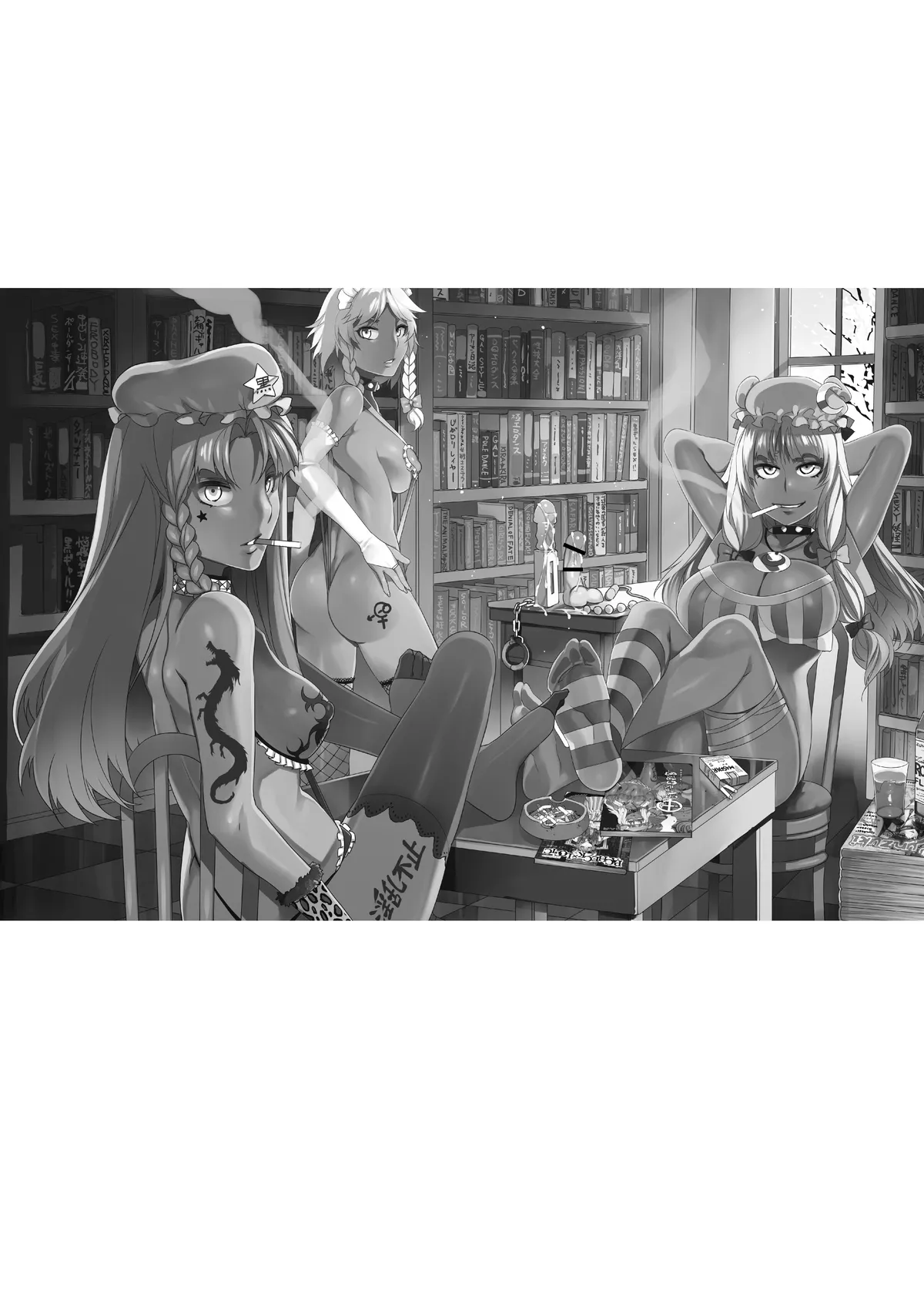 Black Gal Gensoukyou Plus page 54 featuring hong meiling touhou project parody - piercing group hentai manga - read online free