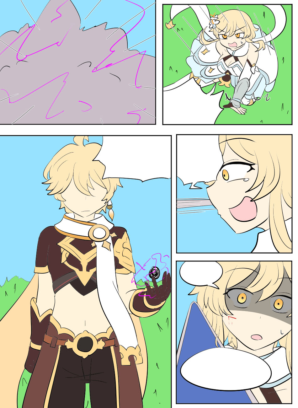 Genshin TSF: Real Lumine page 15 featuring lumine genshin impact parody - full color gender morph hentai manga - read online free