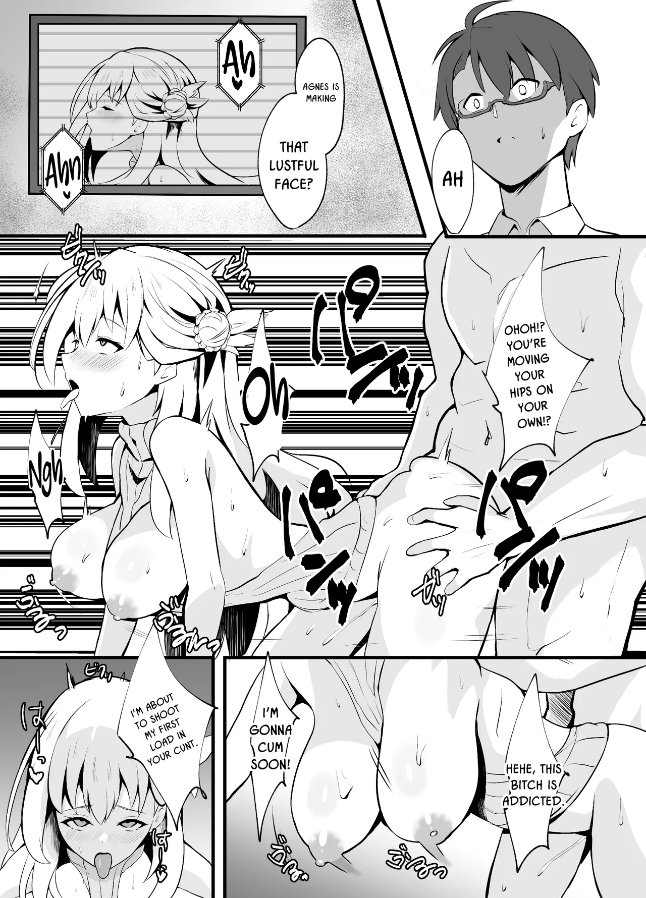 [sunakissa (Mussyu)] Awa Hime Nightmare ~Destroyed Pure Love~ | Bubble Princess Nightmare ~ Destroyed Pure Love ~ (The Legend of Heroes: Trails Through Daybreak) [English] {Doujins.com} [Digital] page 17 featuring agnes claudel the legend of heroes parody - sole female sole male hentai manga - read online free