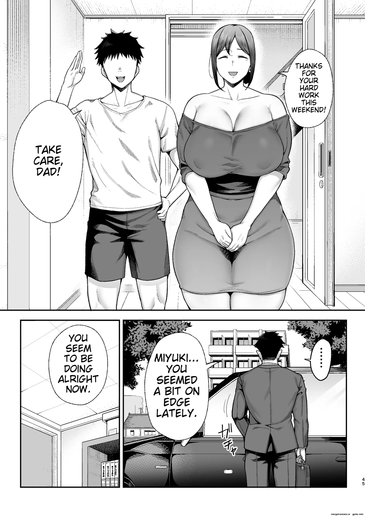 Mother and Child Manga (Miyuki II) Machine-Translated page 45 original parody - sole female paizuri hentai manga - read online free