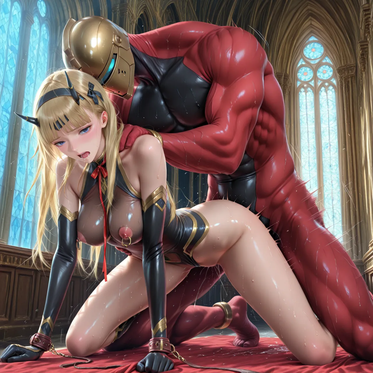 [ppkkmoon X BackyourLuck (mogO-721)] ヒロイン敗辱〜5人の敵に代わるがわる〜 EX !! 去馬塞克及補圖 (De-mosaic and add-image) Heroine Haijoku ~5-nin no Teki ni Kawarugawaru~ | Heroine Violation: Swapped Between 5 Enemies[Chinese][with 雷电将军汉化] page 127 original parody - full color monster hentai manga - read online free