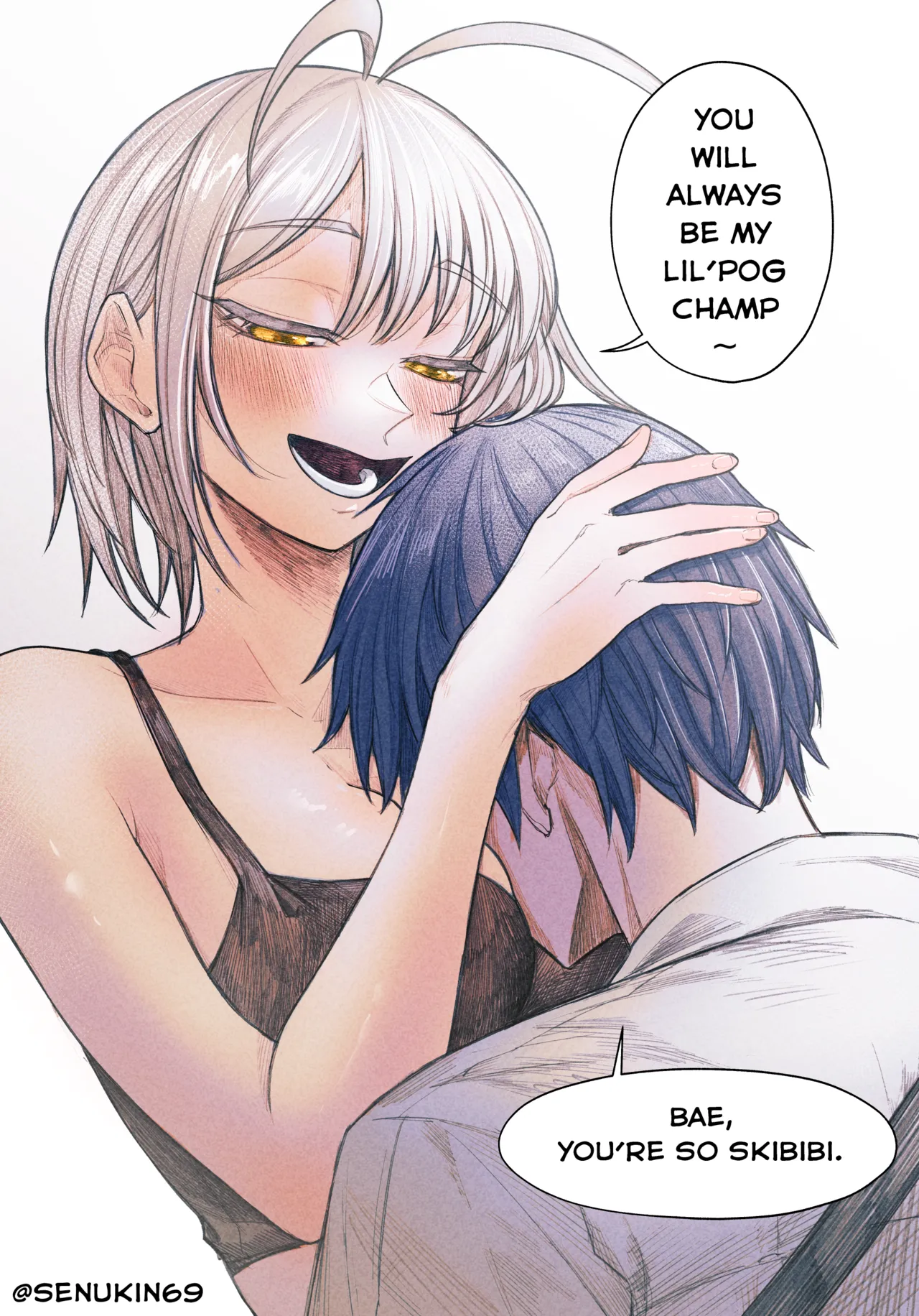 Brainrot Girlfriend page 50 original parody - sole female sole male hentai manga - read online free