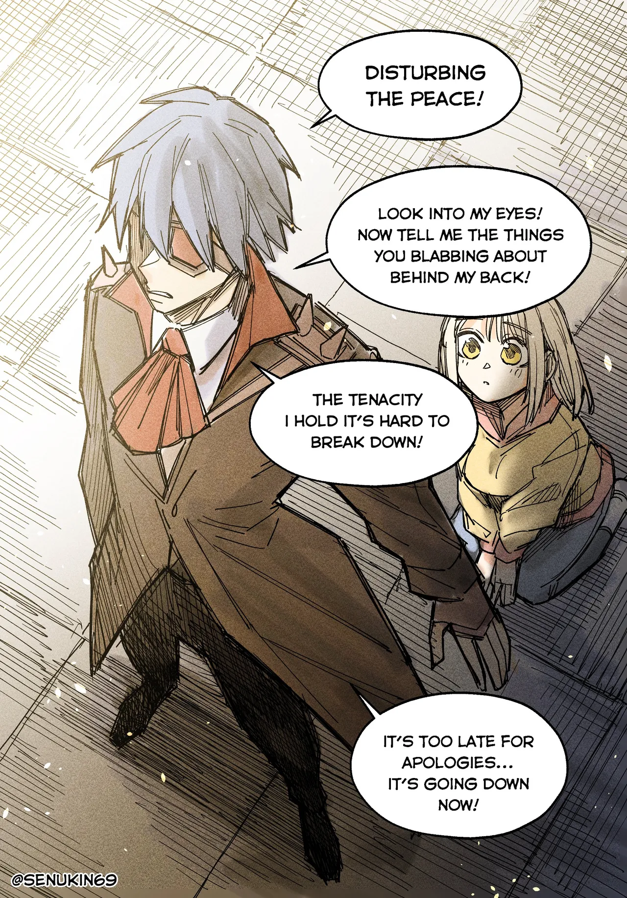 Brainrot Girlfriend page 71 original parody - big breasts hotpants hentai manga - read online free