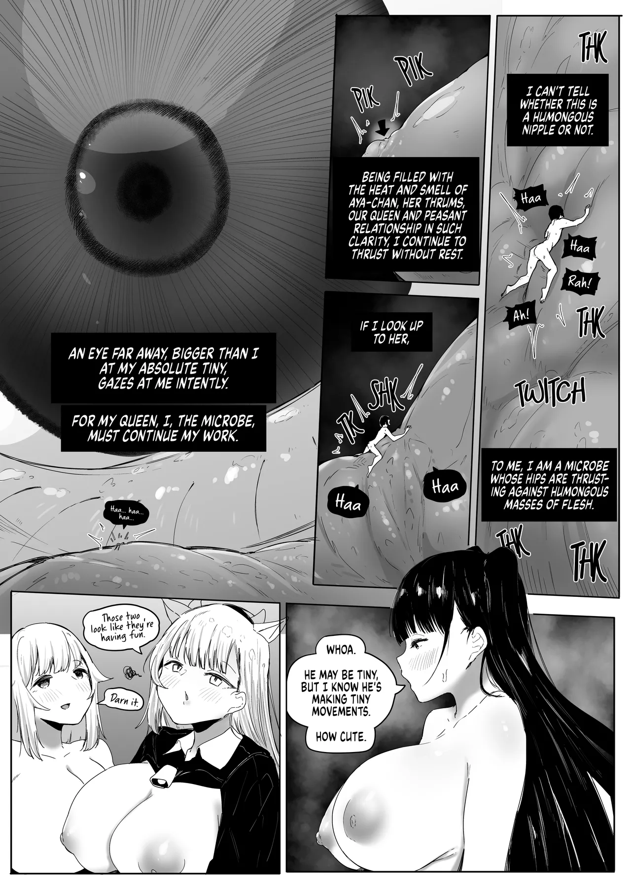 Omise no Ko ga Minna Ookikute Ai ga Omoi | All the girls in the store are big and yandere page 59 original parody - sole male big breasts hentai manga - read online free
