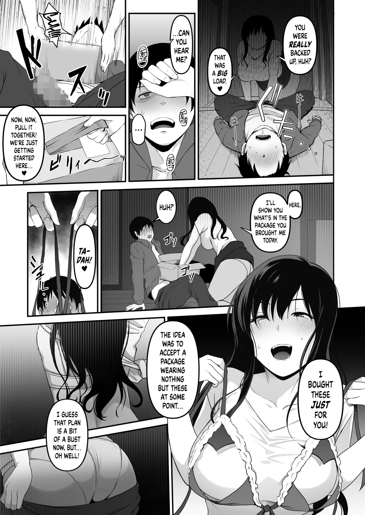 [Amai Wakusei] Takuhai-kun ga Yarareta! ~Hatsujou Onee-san ga Neratteita Otodokemono wa Oredeshita~ | Bagged a Delivery Boy! ~The Package the Horny Lady Was Expecting Was the One in My Pants~ [English] [head empty + BoundaryTL] page 14 original parody - big breasts condom hentai manga - read online free
