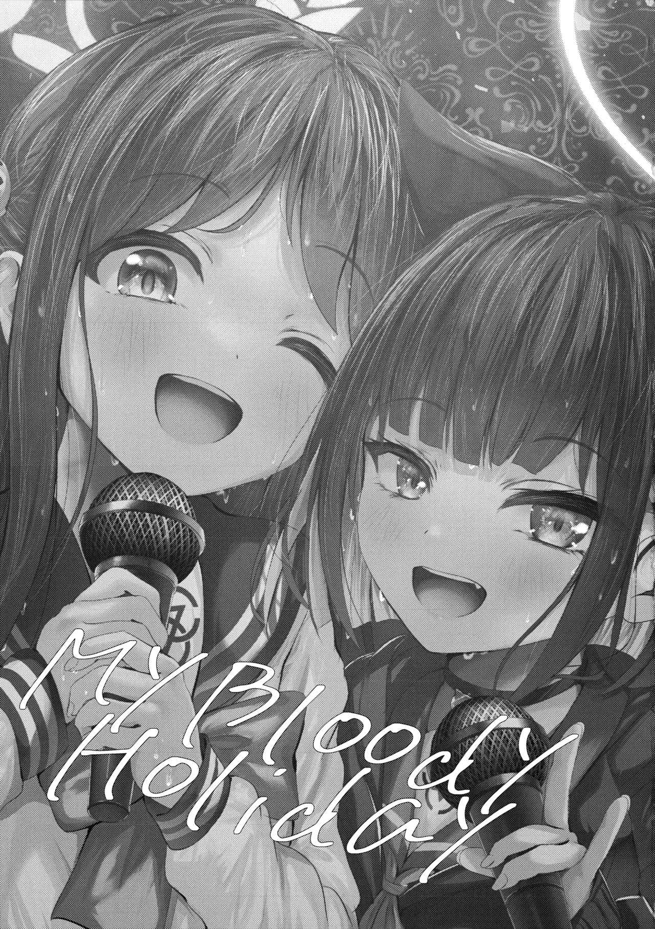 My Bloody Holiday page 24 featuring kazusa kyouyama blue archive parody - yuri kissing hentai manga - read online free