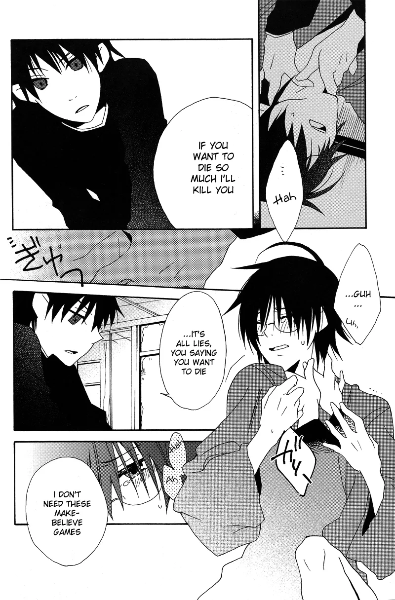 Hakanashigoto Wa Kanagoto page 14 featuring nozomu itoshiki sayonara zetsubou sensei parody - schoolboy uniform glasses hentai manga - read online free