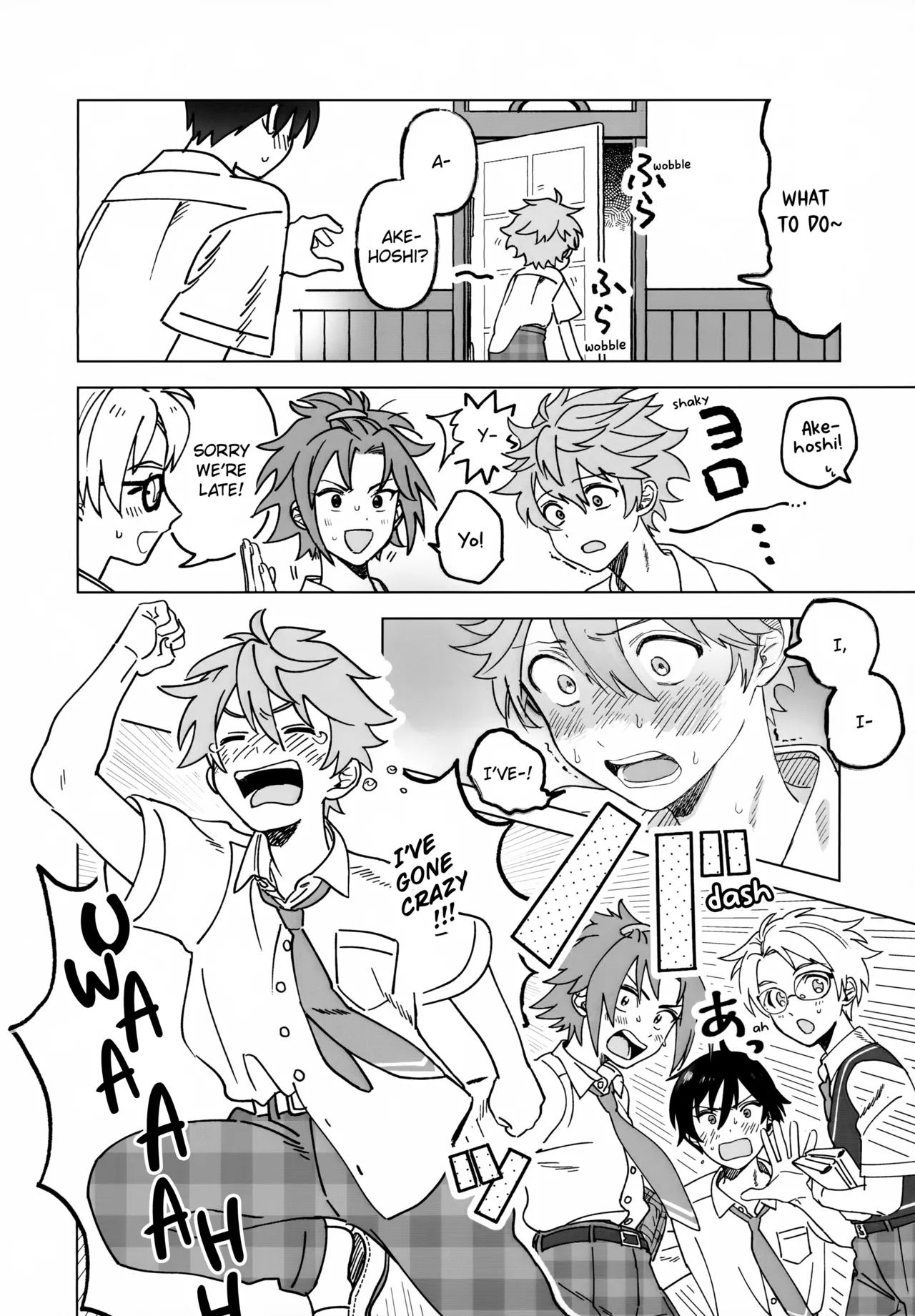 (Oretachi no X Day!!!!) [Montana (Masago)] 2-A, Houkago | 2-A, After School (Ensemble Stars!) [English] page 33 featuring subaru akehoshi ensemble stars parody - full censorship no penetration hentai manga - read online free