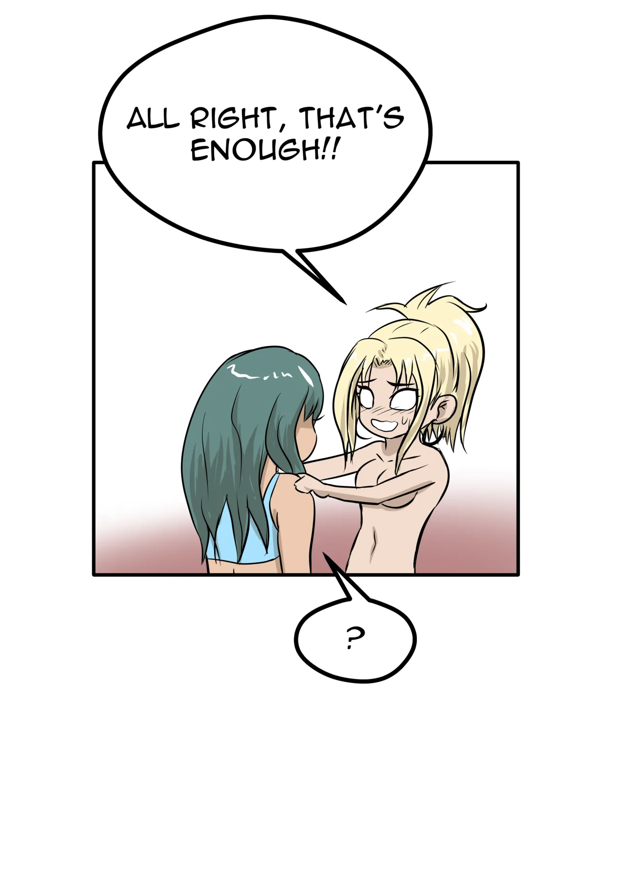 Alex and Danny's Weight Training Mishap! FINAL page 107 original parody - yuri kissing hentai manga - read online free