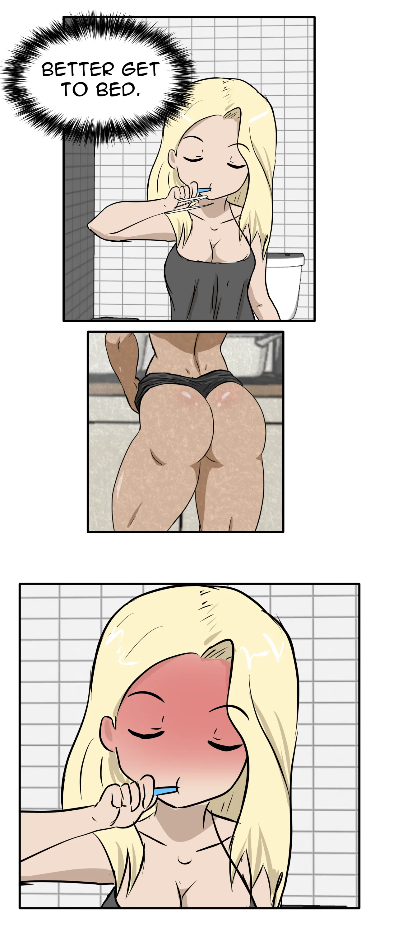 Alex and Danny's Weight Training Mishap! FINAL page 31 original parody - yuri kissing hentai manga - read online free